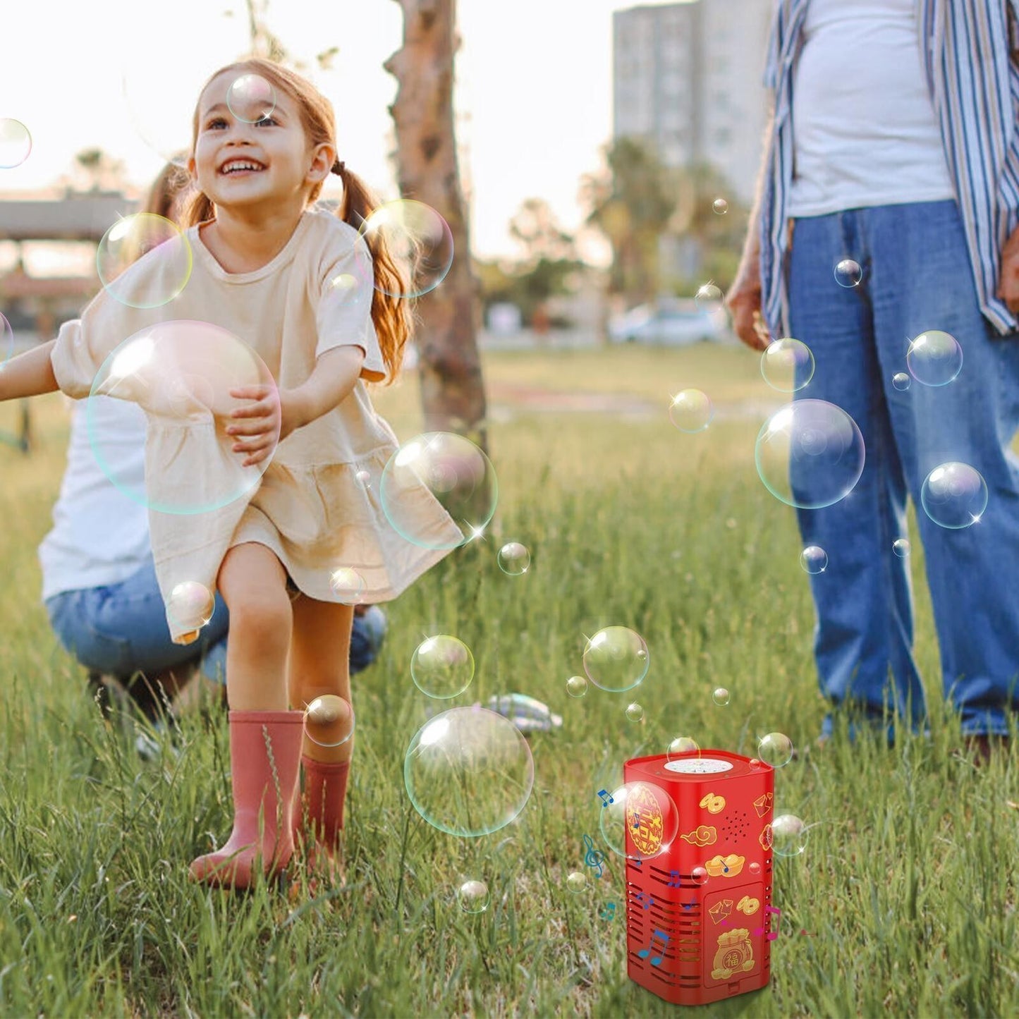 Magic Bubble Fireworks Machine