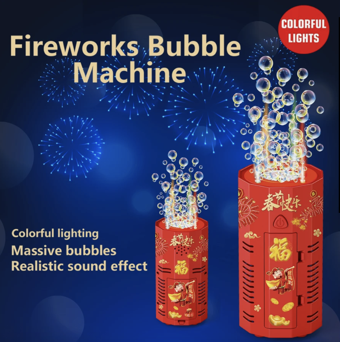 Magic Bubble Fireworks Machine