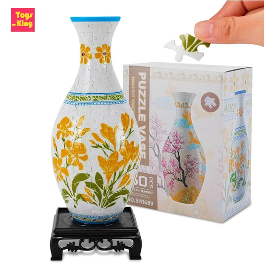 Build & Bloom Puzzle Vase
