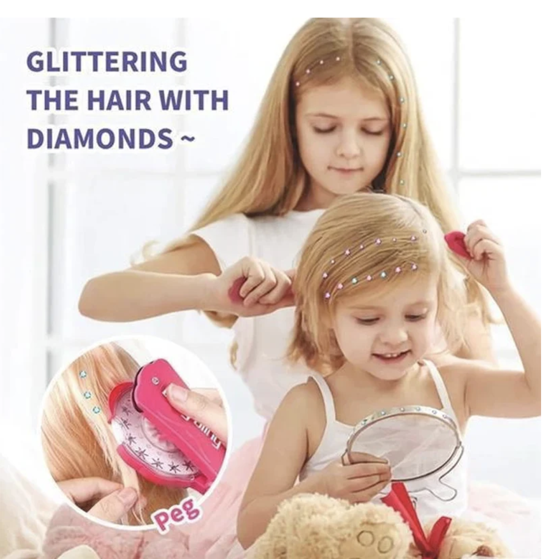 Sparkle Gem Hair Styler & 75 Rhinestones