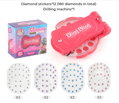 Sparkle Gem Hair Styler & 75 Rhinestones