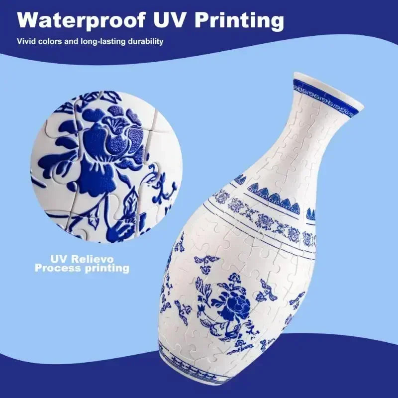 Build & Bloom Puzzle Vase